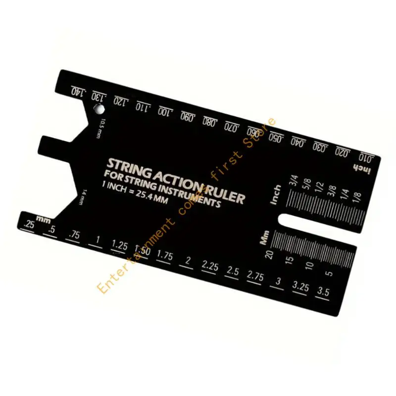 Guitar String Height Ruler Measurement Tool Guitar String Action Ruler Luthier Tool Guitar Repairing Tool Easy to Use 55KD