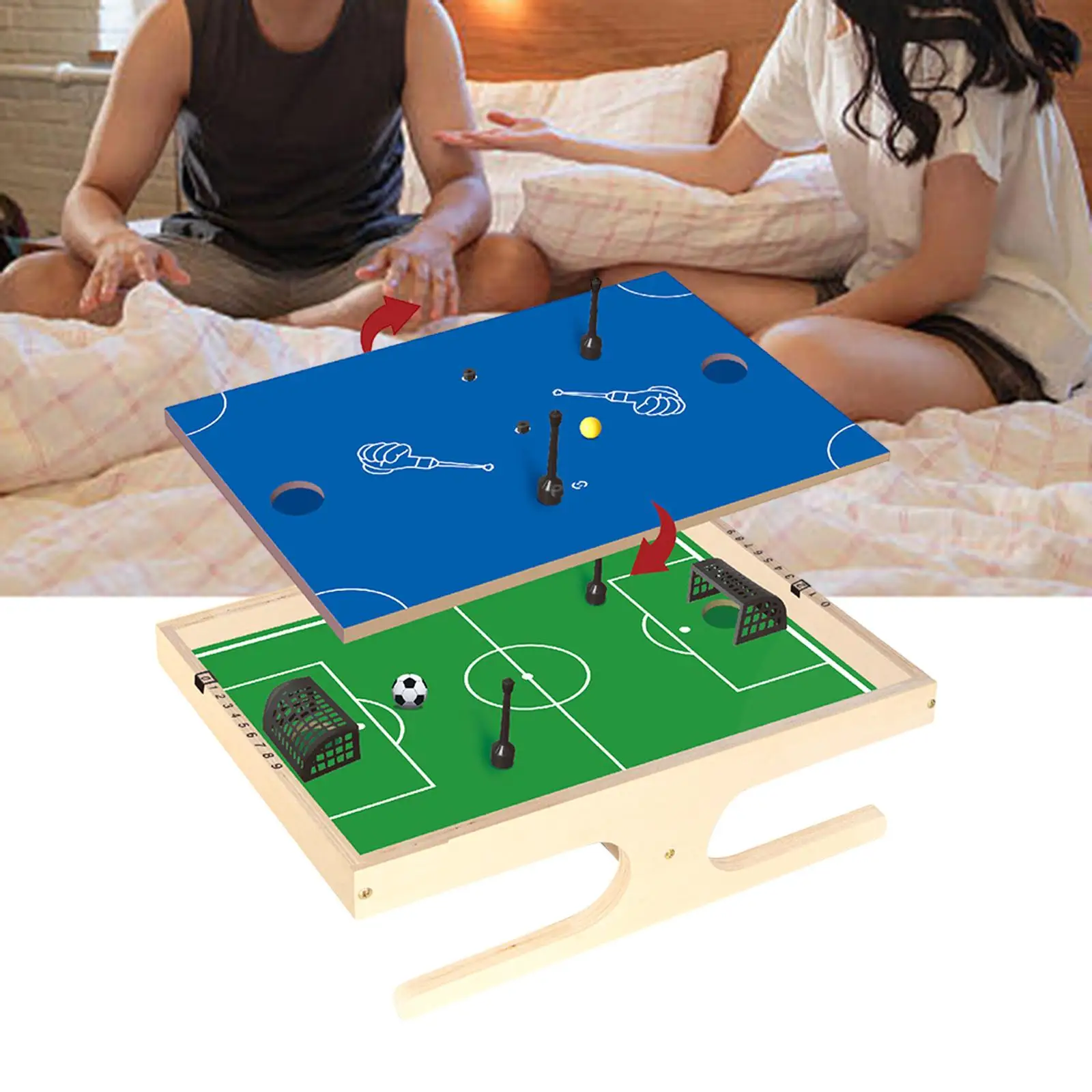 Juego de mesa de pelota magnética para niños, coordinación mano-ojo, juego de fútbol de mesa, entretenimiento, fiesta, juego familiar