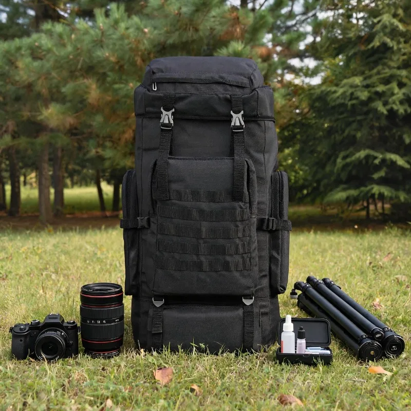 SW- 70L Trekking Backpack for Long-Distance Hiking and Mountaineering Expeditions