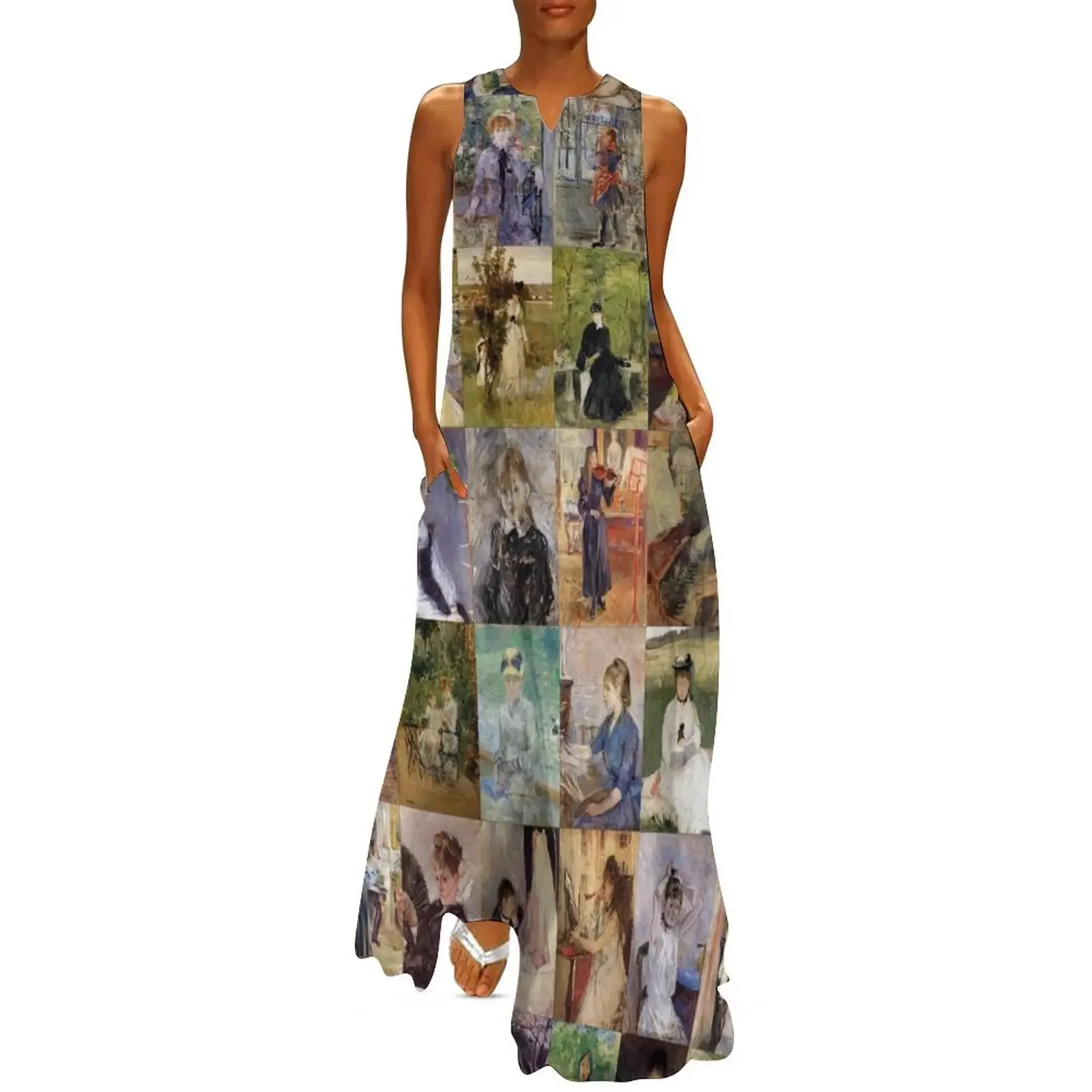 

Berthe Morisot Long Dress elegant party dress for women 2025 womens clothing dresses with long sleeves Dress