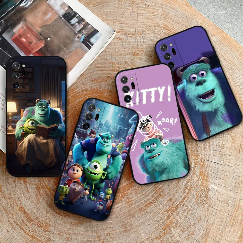 Disney Sullivan Monsters Inc Case For Samsung Galaxy A15 A14 A13 A06 A05S Note 20 Ultra Pro M62 M54 M51 A80 A70 A50 Black Cover