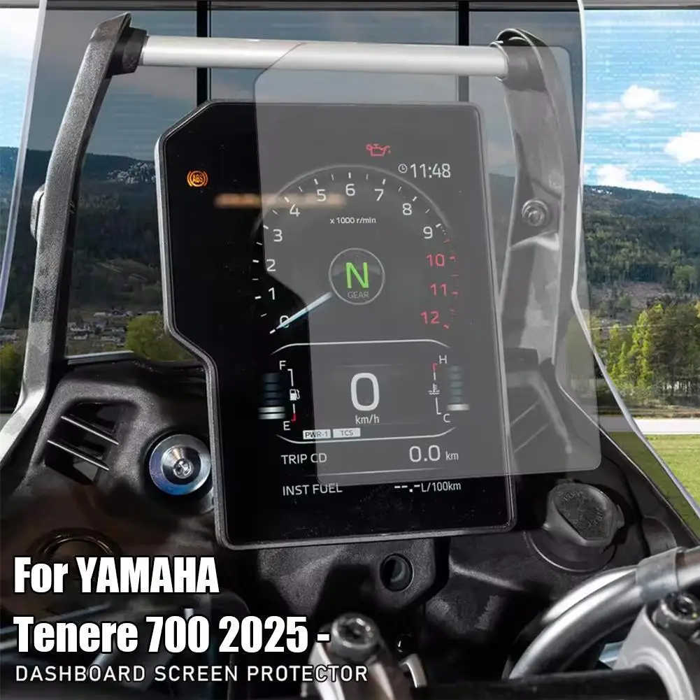 

Защитная пленка для приборной панели мотоцикла для Yamaha Tenere 700 2021, пленка для инструментов, защитная пленка для приборной панели