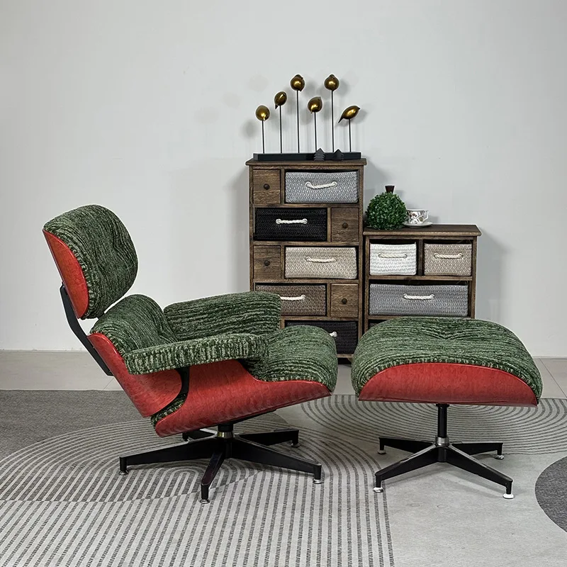 

Reclining chair office leisure single sofa chair living room leather high-end designer balcony creative lazy chair
