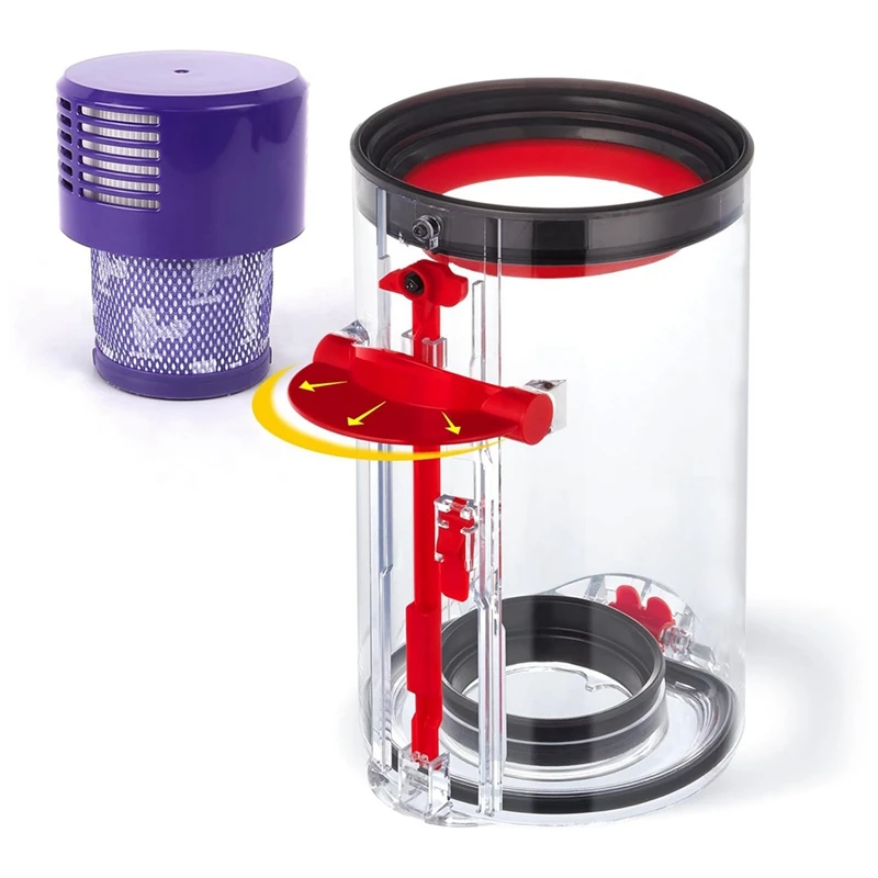 Модернизированный пылесборник для пылесоса Dyson V10 SV12, замена большой контейнера для Dyson V10, номер детали. 969509 -01