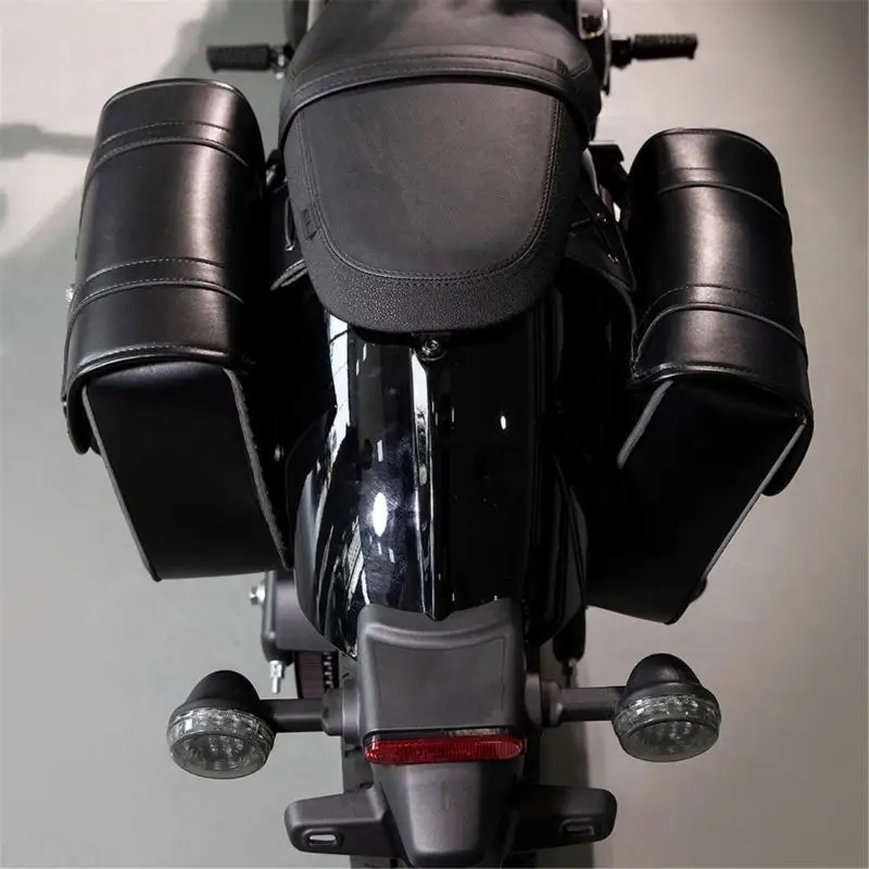 G7NA Wasserdichte Motorrad-Satteltaschen, einfach zu installierende Satteltaschen, Pendler-Motorrad-Satteltaschen, kratzfest, B – Detail 2