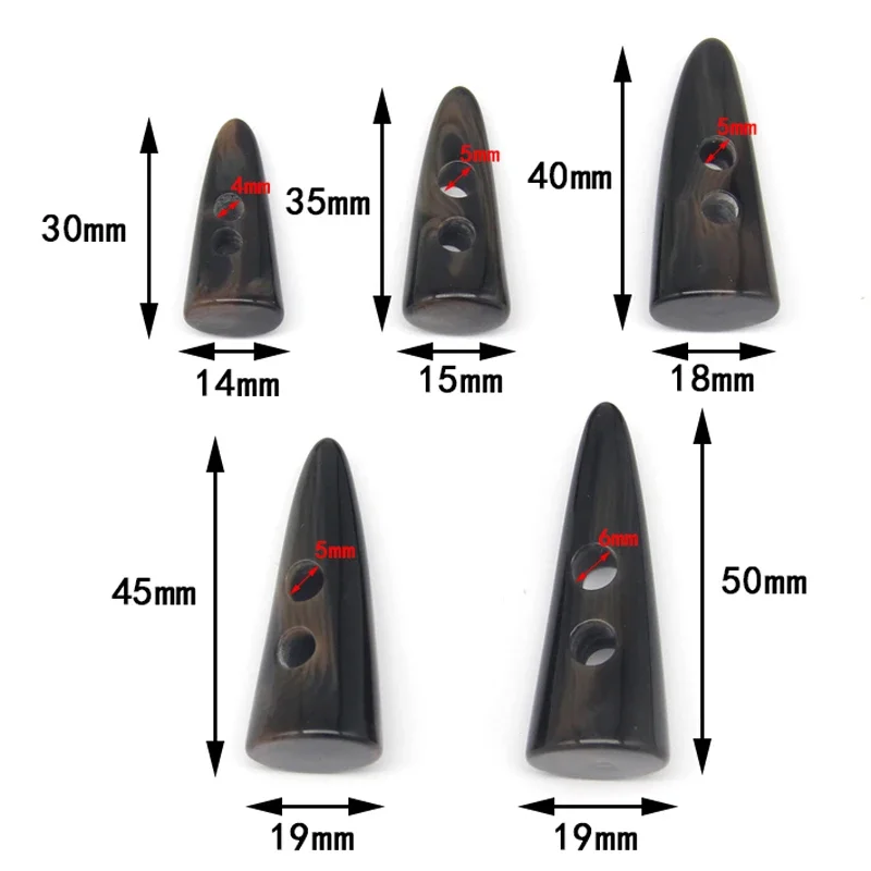 40mm 50mm duży róg przełącz przyciski z żywicy na odzież kobiety płaszcz marynarka płaszcz zimowy dekoracyjne DIY rzemiosło hurtownia