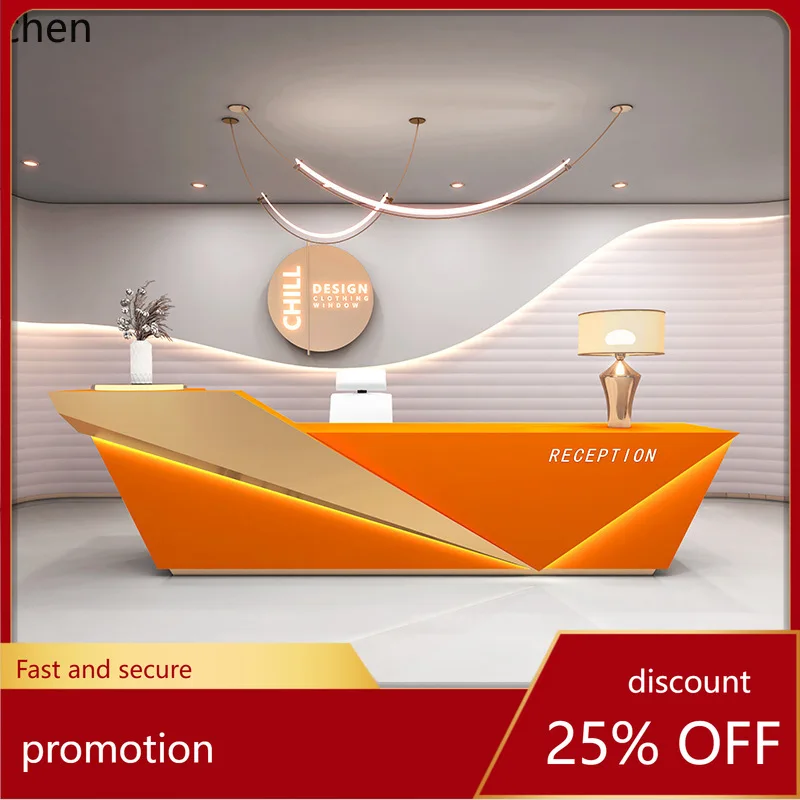 

HXL Простой магазин одежды Барная стойка Касса Стойка регистрации гостиницы