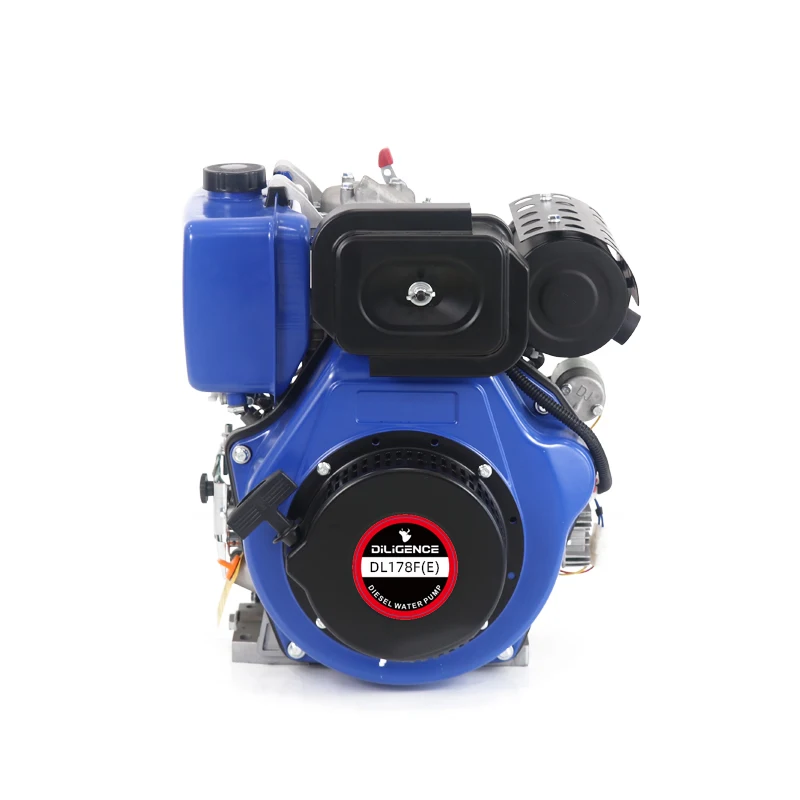 New Type 178F 3.7 /4.0 KW Air cooled High Quality Electric starter Single Cylinder   Engine