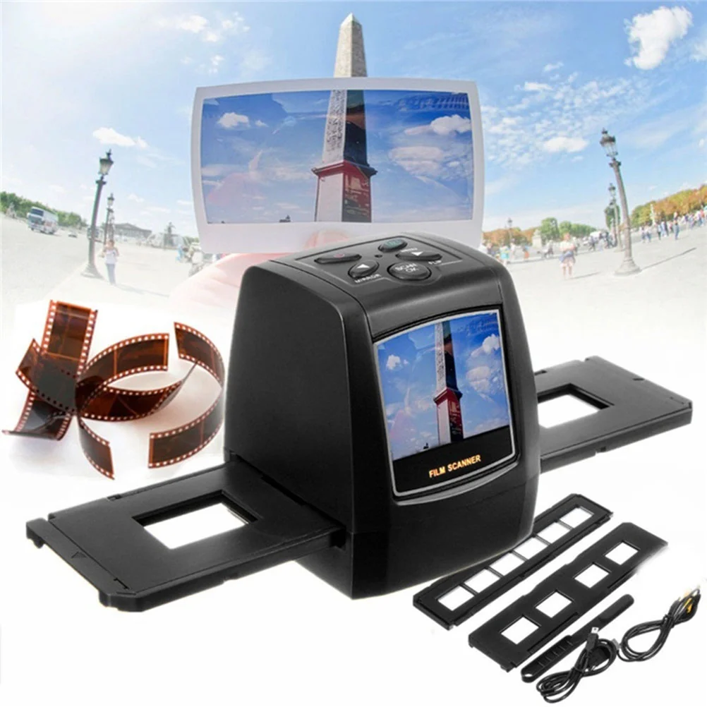 

Portable Film Scanner 35Mm Negative Digital Converter Slide Binder Filing Products Photo Storage Document ganizer Mini Scanning