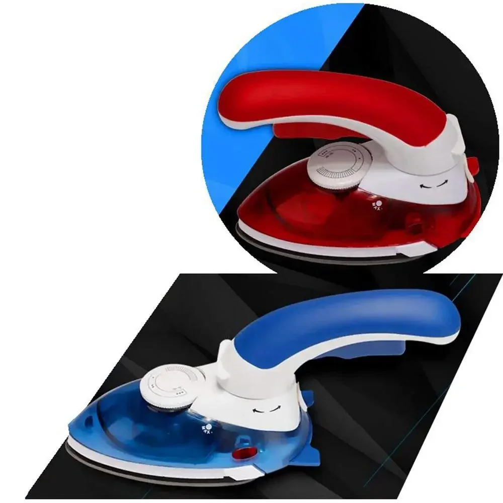 Mini Portable Foldable Electric Steam Iron  Baseplate Handheld Flatiron110V.220V,950-1000-Watt.USplug or EUROplug #HT558B