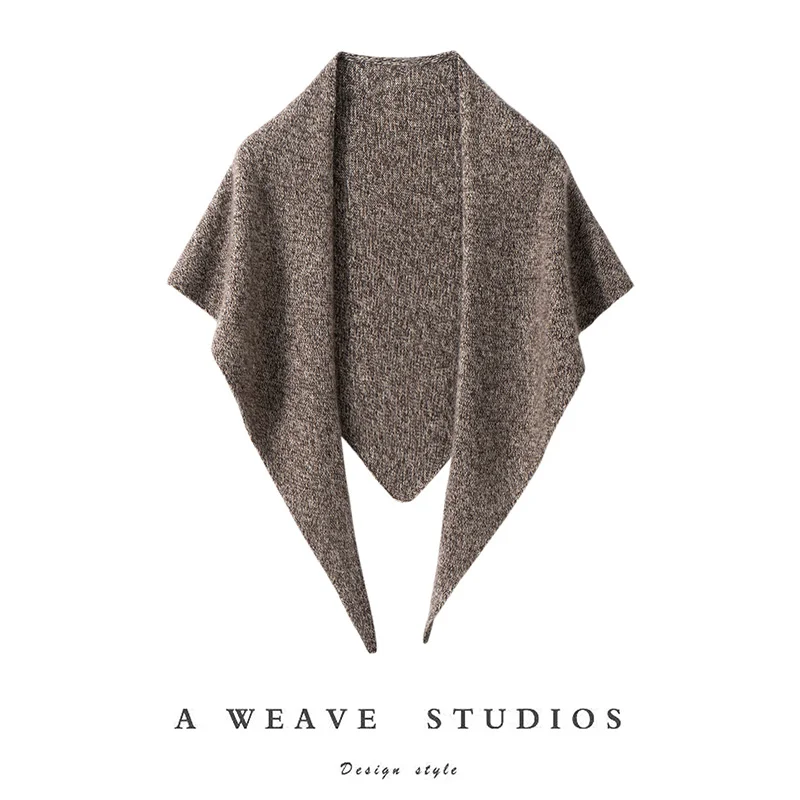

ADDONEE High Quality Women's Big Triangle Shawls 100% Cashmere Knit Shawls Scarf Autumn Winter Thick Warm Luxury Cashmere Wraps