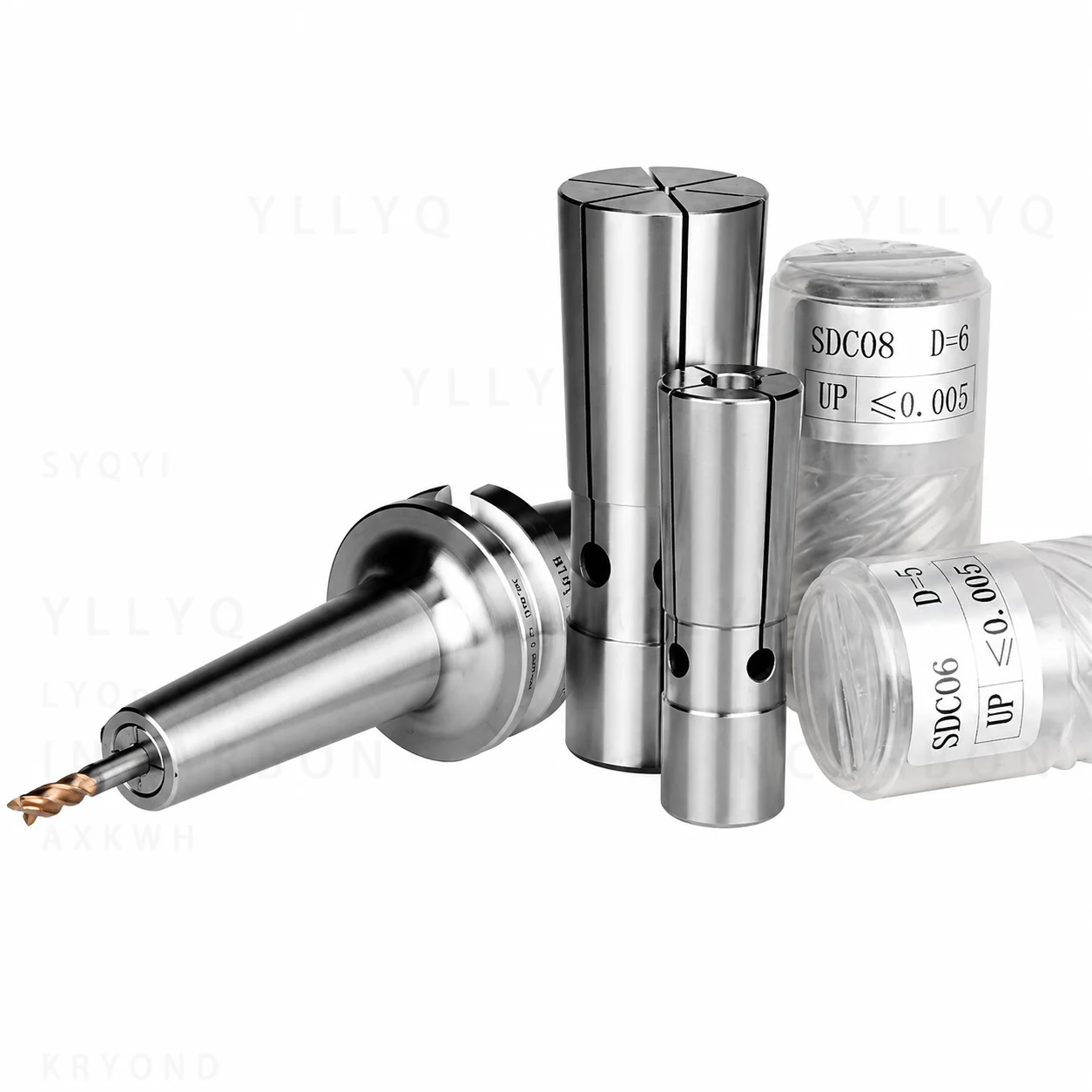 

DC4 DC6 DC8 DC12 High Precision DC Collet Chuck 0.005mm Accuracy Pull Back Collet for CNC Tool Holder Milling Lathe Tool System