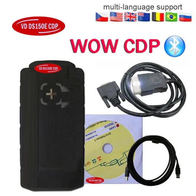 2024 Latest Scanner 2021.11 NEW Keygen Vd Ds150e Cdp WOW Cdp Bluetooth for TNESF DELPHIS ORPDC Obd2 Car Truck Diagnostic Tools