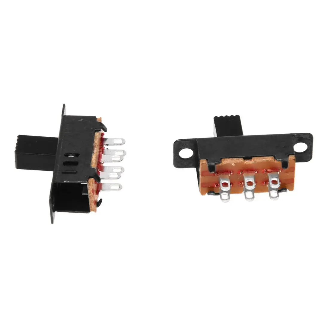 10 x DC 0.5A 50V 3 ตําแหน่ง 2P2T DPDT แผงเมาท์สไลด์ SS23D32