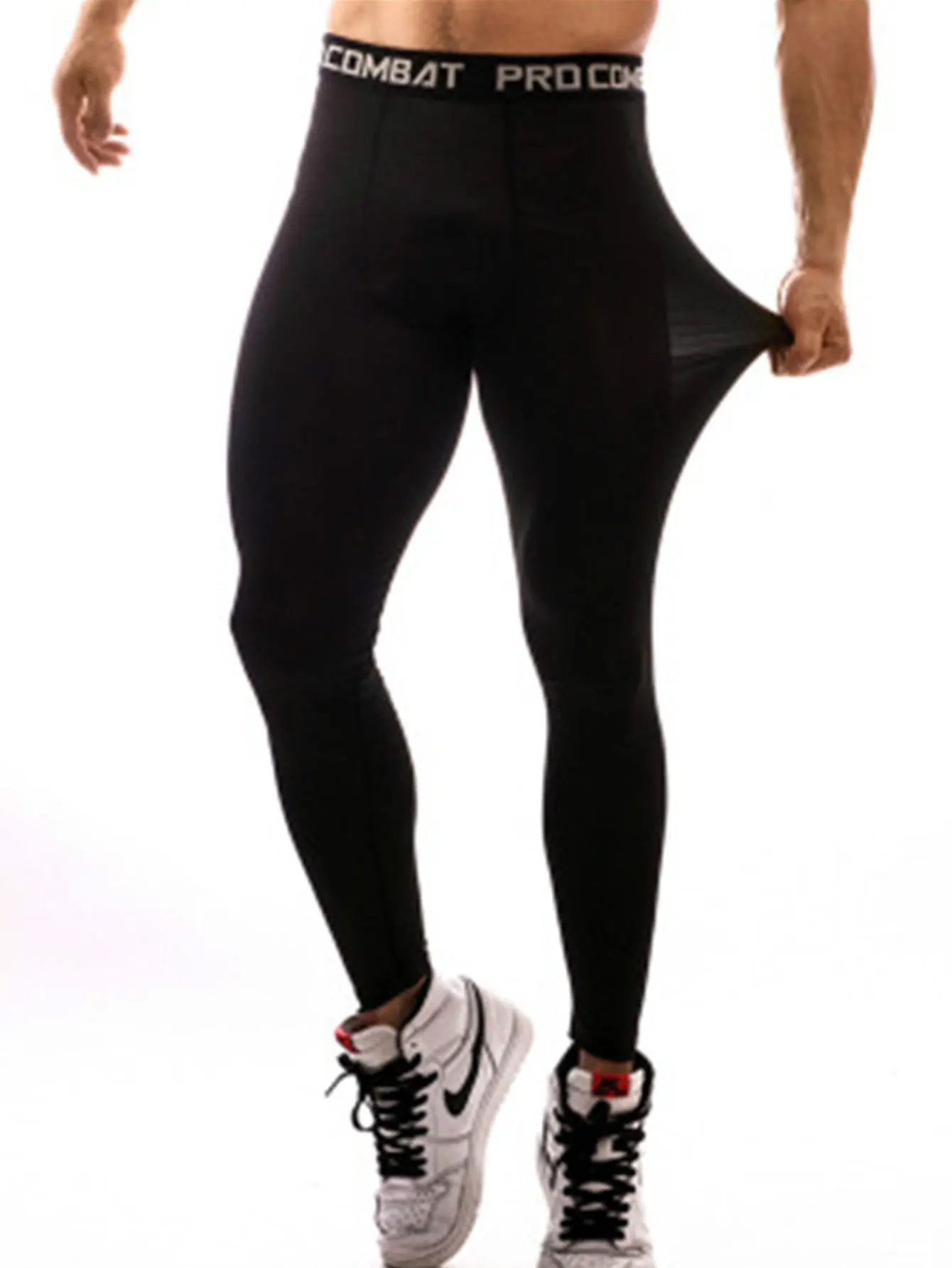 Leggings Men Gym Running Tights Men Compression Pants Fitness Jogging Long Trousers Yoga Training Bottoms