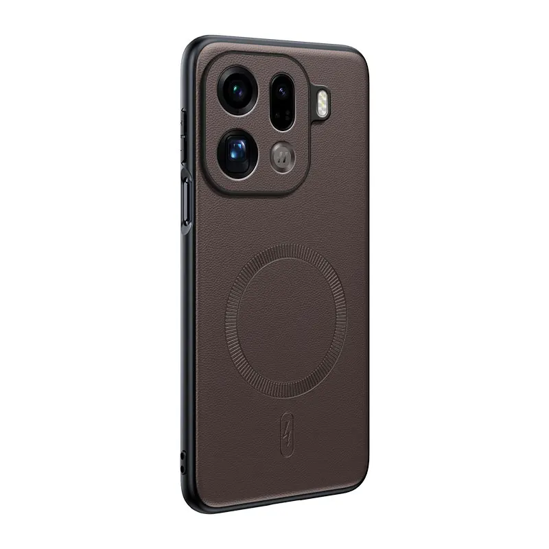 Für OPPO Find X9 Pro Hülle Magnetische Leder-Schutzhülle Für OPPO Find X9 Pro Anti-Fingerabdruck Rutschfest PC+TPU – Detail 4