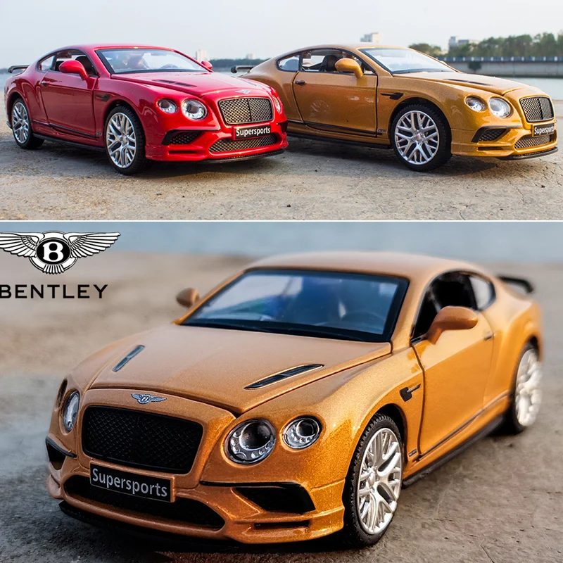 1:32 Bentley Continental Supersports Alloy Car Diecasts & Toy Vehicles Car Model Miniature Scale Model Car Toy For Children