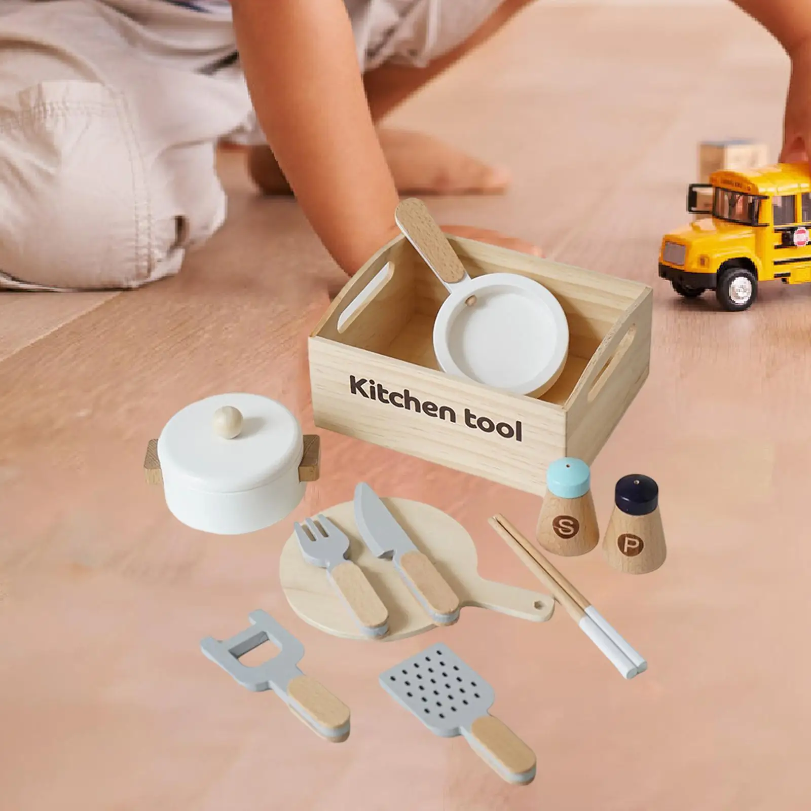 Houten Speelgoed Kookset Claypot Montessori Voor Kinderen Meisjes Verjaardagscadeau