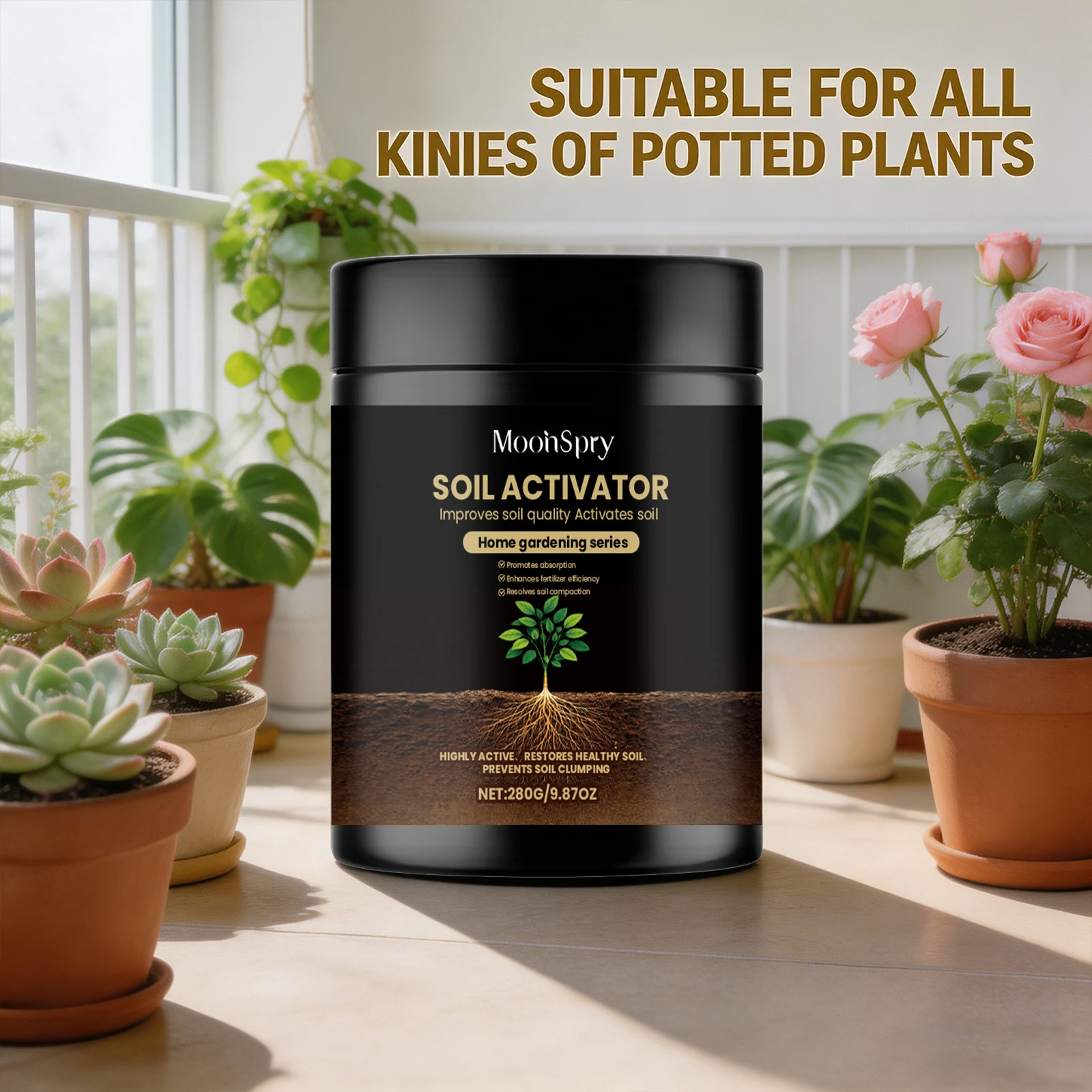 Soil Activator Improve Soil Quality Promote Absorption Enhance Fertilizer Effect Resolve Soil Compaction Nutrients Supplement