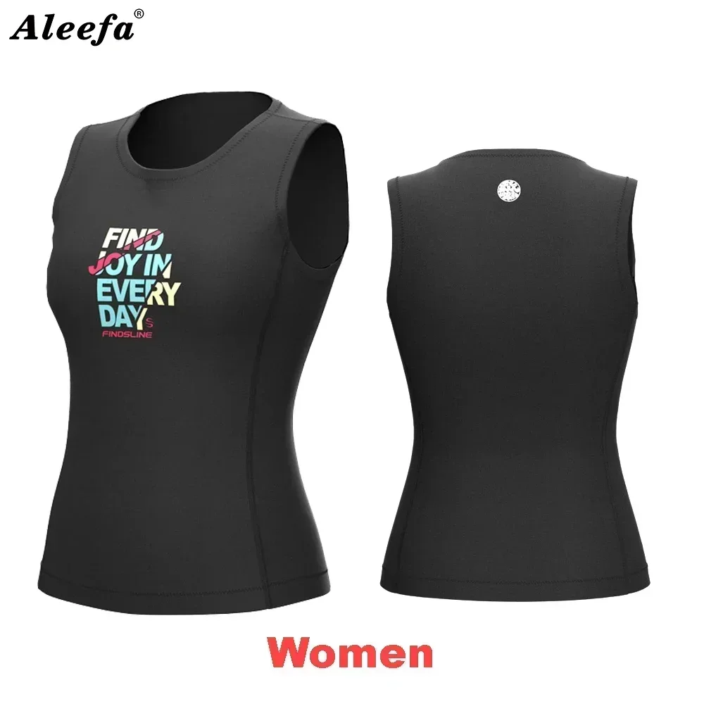 Women Mens Flexible Wetsuit Vest 2mm CR neoprene Sleeveless Black Retro Diving Suit For Windsurfing,Surfer,Sailing