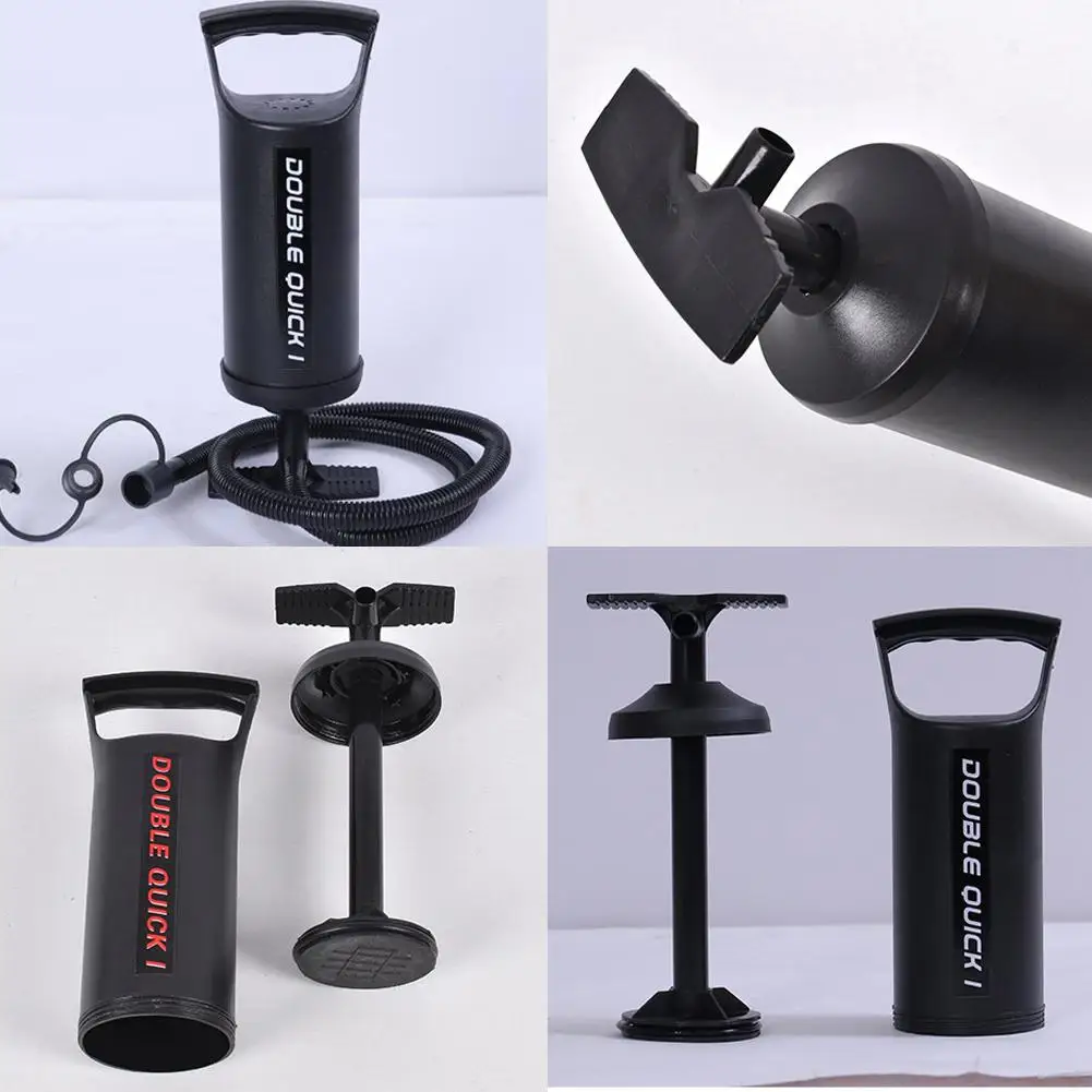 12 Inch Hand-Pulled Inflatable Boat Pump Quick Inflation Swimming Pool Bed Inflation Tool Portable Air Pump for Water Sports