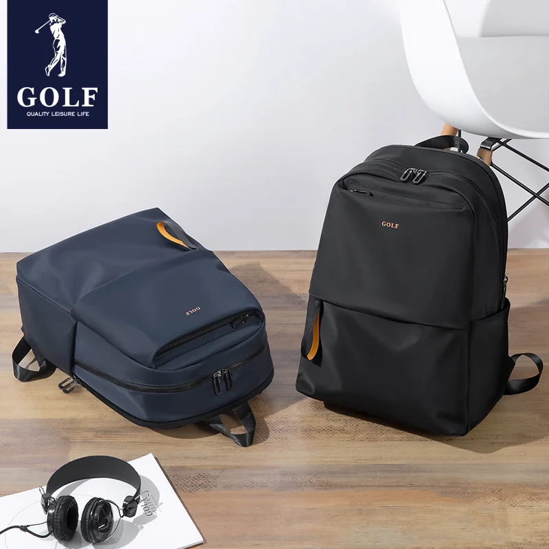 GOLF backpack men\'s backpack large capacity high school student college student backpack fashionable commuting computer bag