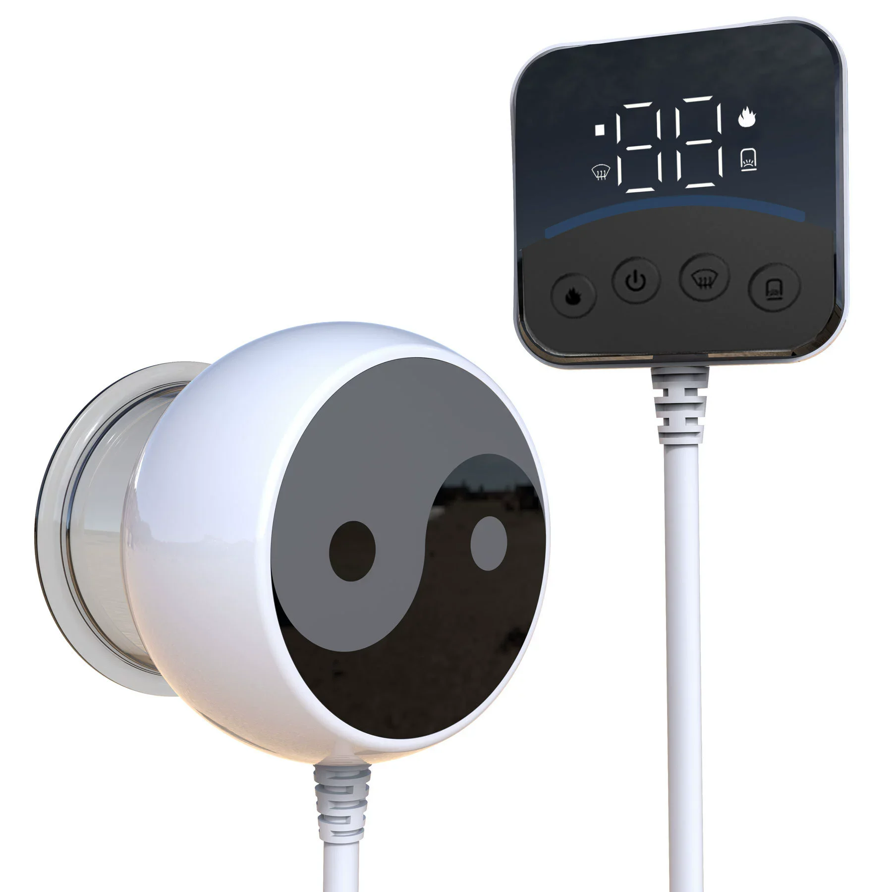 Electric Cupping Smart Vacuum Cupping Visual Remote Control with Cable Can Puller Self-Controlled Cupping Instrument Massage