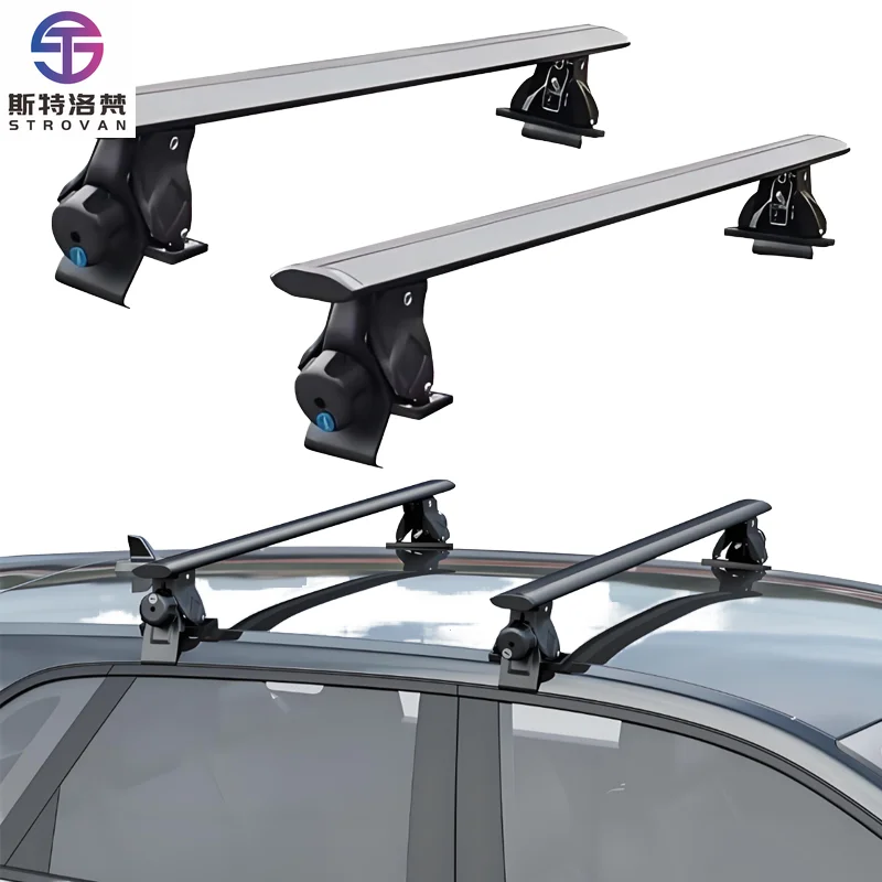 

STLF Universal Europe Style Aluminum Roof Silent Cross Bar Heavy Duty Roof Rack for Car Luggage Rack