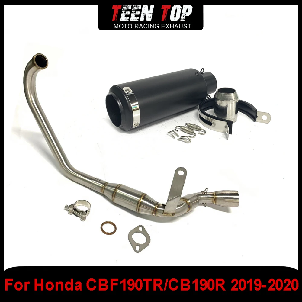

For Honda CBF190TR CB190R 2019-2020 Full Exhaust System Motorcycle 51mm Stainless Steel Exhaust Elbow CB190R Connection Pipe