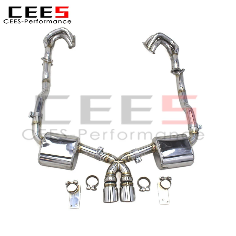 

CEES Catback Exhaust System for Porsche 987/987.1 Boxster/Cayman S 3.4L 2004-2008 Stainless Steel Exhaust Manifold