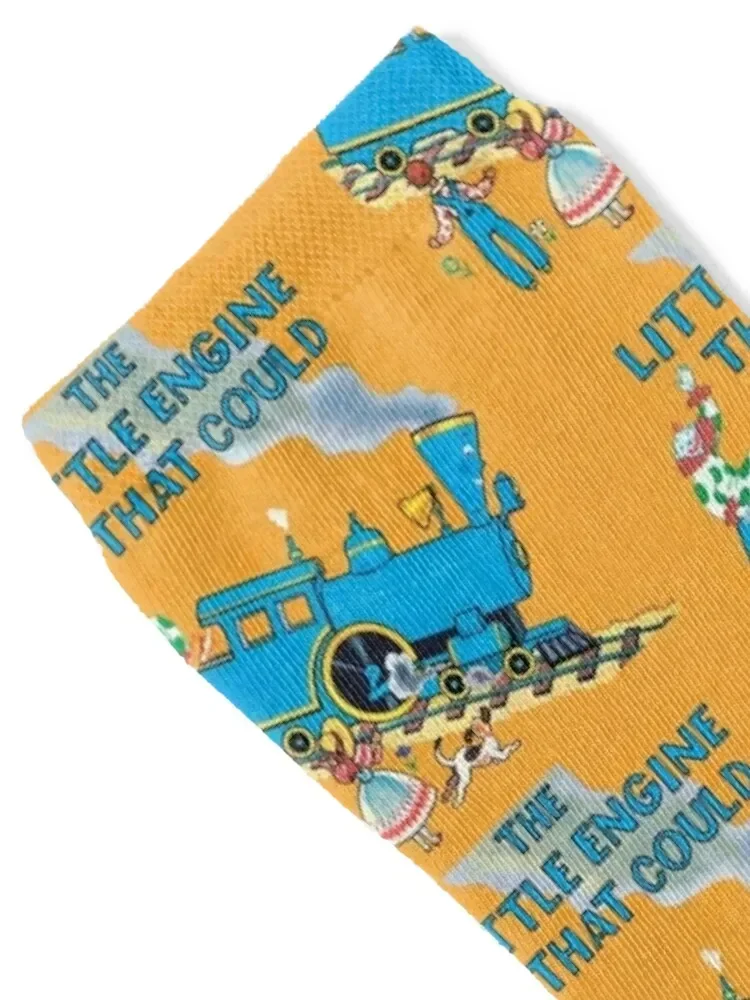 The Little Engine That Could little golden book classic illustration Socks man Run Boy Socks Women's