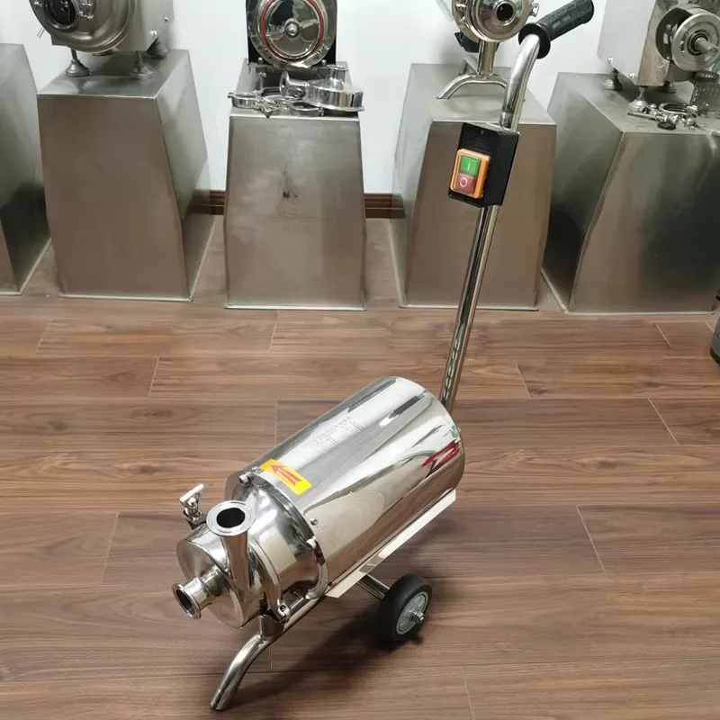 

1T 3T Mobile Sanitary Pump Professial BAW 304 Stainless Steel Centrifugal Pump for Food Beverage Dairy Transfer 380v
