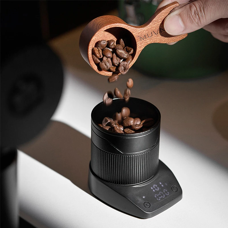 

Mini Electronic Scale Espresso LED Weighing 0.1g High Precision Measures Portable Coffee Scale With Powder Receiving Cup