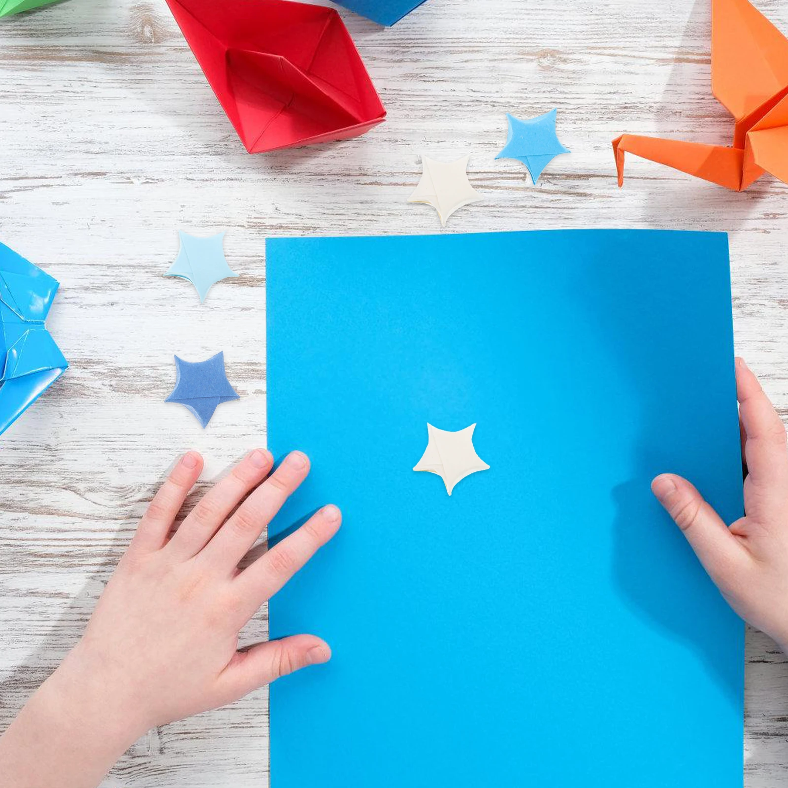 

1080Pcs Star Paper Strips Colorful Origami Paper for Crafting DIY Star Making Art Project Kids Hand Tool