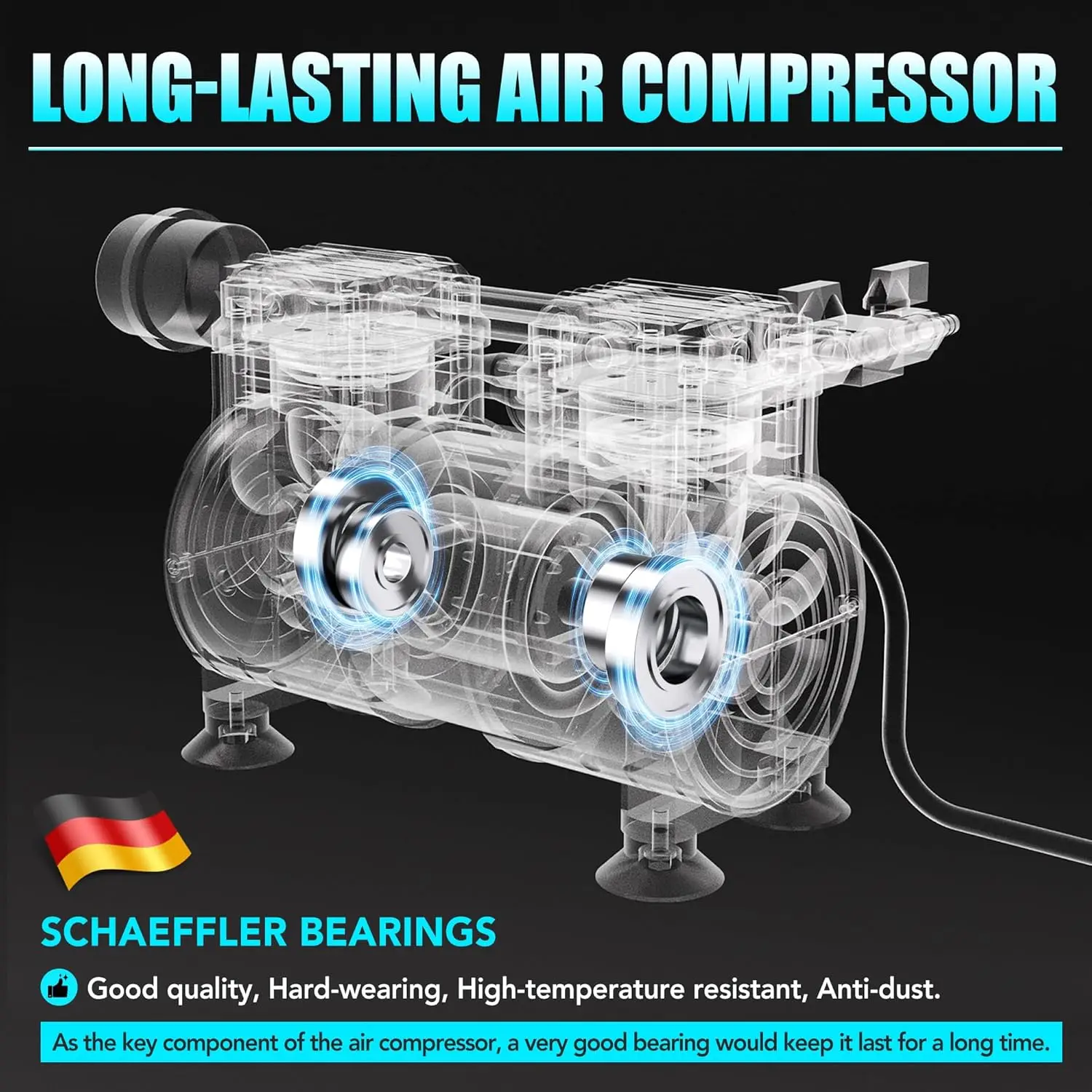 PAS20RPC,3/4 HP Pump Compressor for PAS10/20 Pond & Lake Aeration System