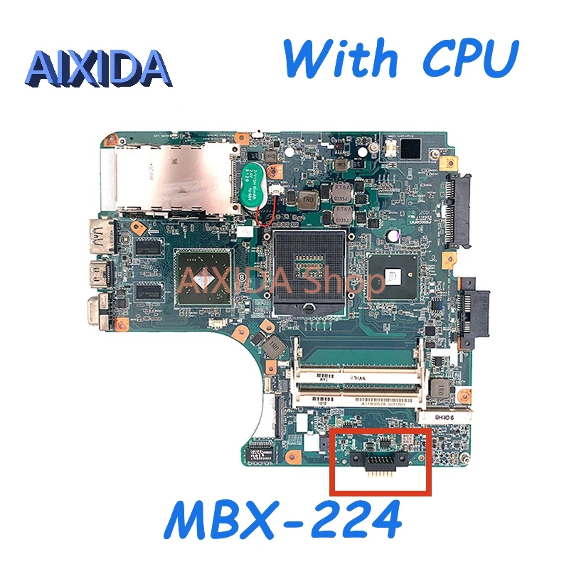 

AIXIDA A1771569A A1780052A For Sony Vaio VPCEA4S1E VPCEA3C4E VPCEA3S1E MBX-224 laptop Motherboard Free CPU Main Board full test