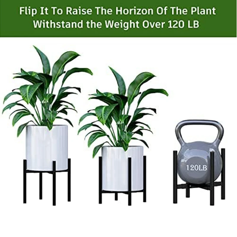 Supporto per vaso per piante supporto per piante nero in metallo vaso per fiori in stile semplice per la decorazione della casa dello scaffale per piante domestiche