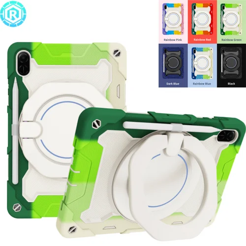 Imagen 1 del producto Funda protectora resistente para HUAWEI Honor Pad X8a 11 pulgadas 2024 X8A 11 ""NDL-W09 PC + funda de silicona con soporte a prueba de golpes para tableta