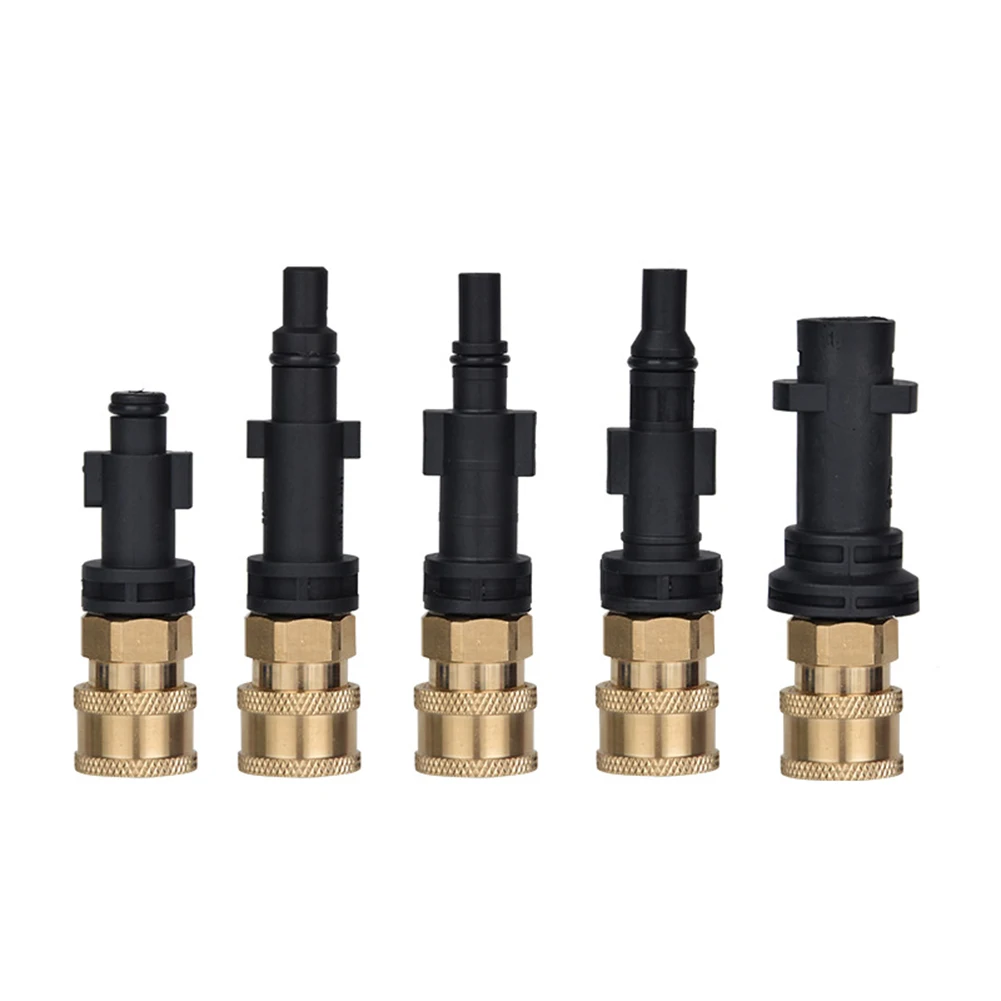1Pcs ABS Foam Joint Adapter 1/4-inch Quick-Connect Fitting For Pressure Washer Spray-Gun High-Pressure Washer Accessories