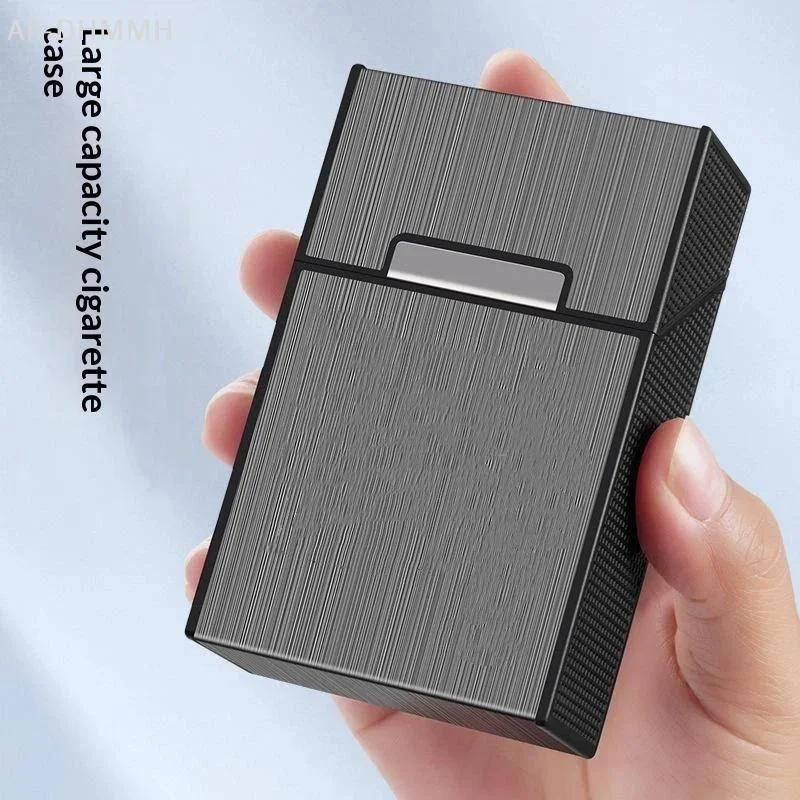 ZLinKJ 1PC Metal Cigarette Case 20 Cigarette Capacity Crush Proof For Daily Commute Outdoor Use Portable cigarette box