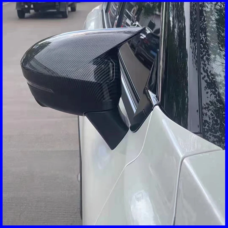 For Nissan Qashqai J12 2021 2022 Rearview Mirror Cover Sticker Trim With Horn Decorate Auto Parts Accessories