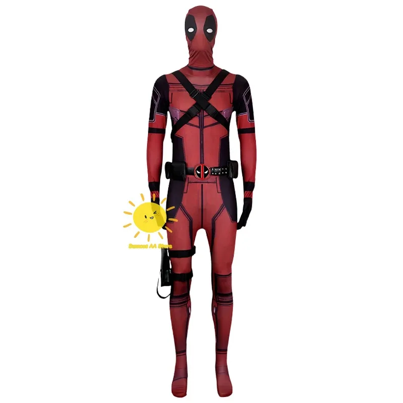 AD1 BEAST KINGDOM Deadpool Косплей Боди Уэйд Уинстон Уилсон Костюмы для косплея Головные уборы Головной убор Хэллоуин Cos A5 @ rD ~