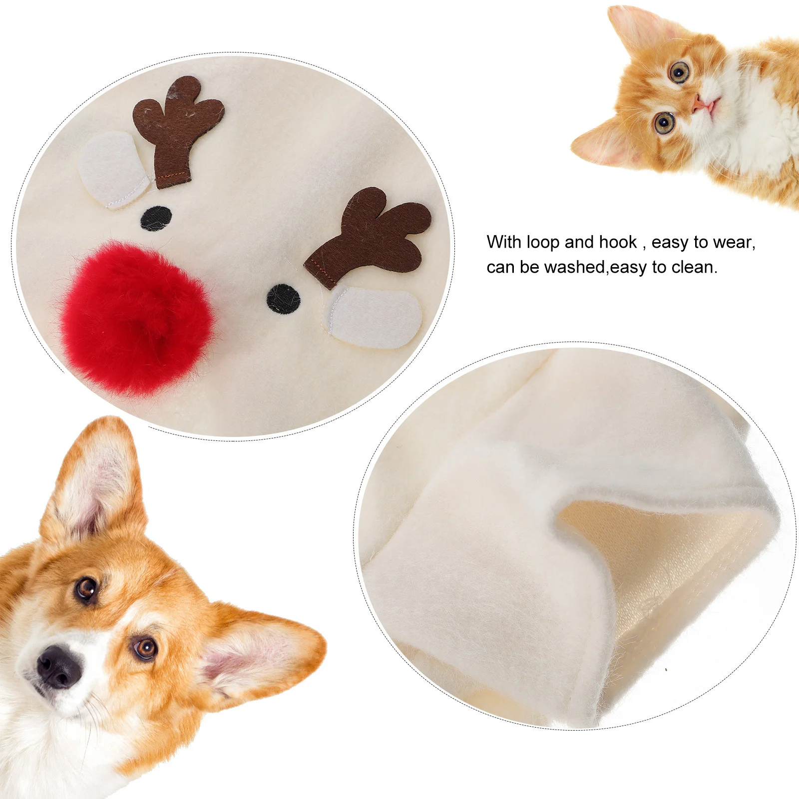 

Holiday Pet Winter Coats Dog Costume Pattern Clothing Christmas Costumes