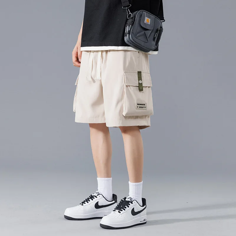 Summer men cargo shorts mens jogger sport casual beach shorts man streetwear outdoor fashion shorts