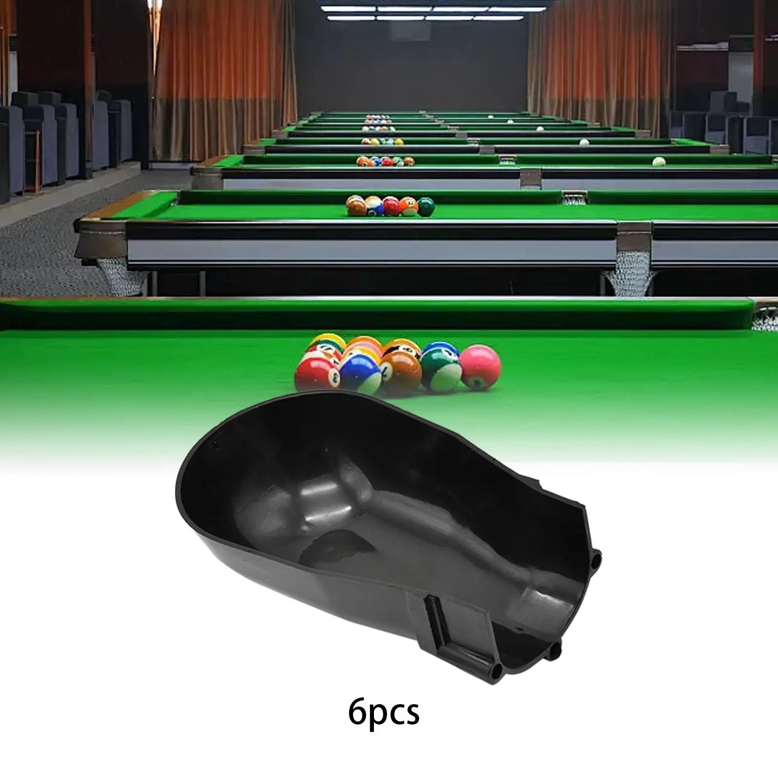 6x Billiard Hole Liners Equipment for Bar Pool Table Sturdy Billiard Pocket Liners for Home Indoor Sports Pool Halls Training