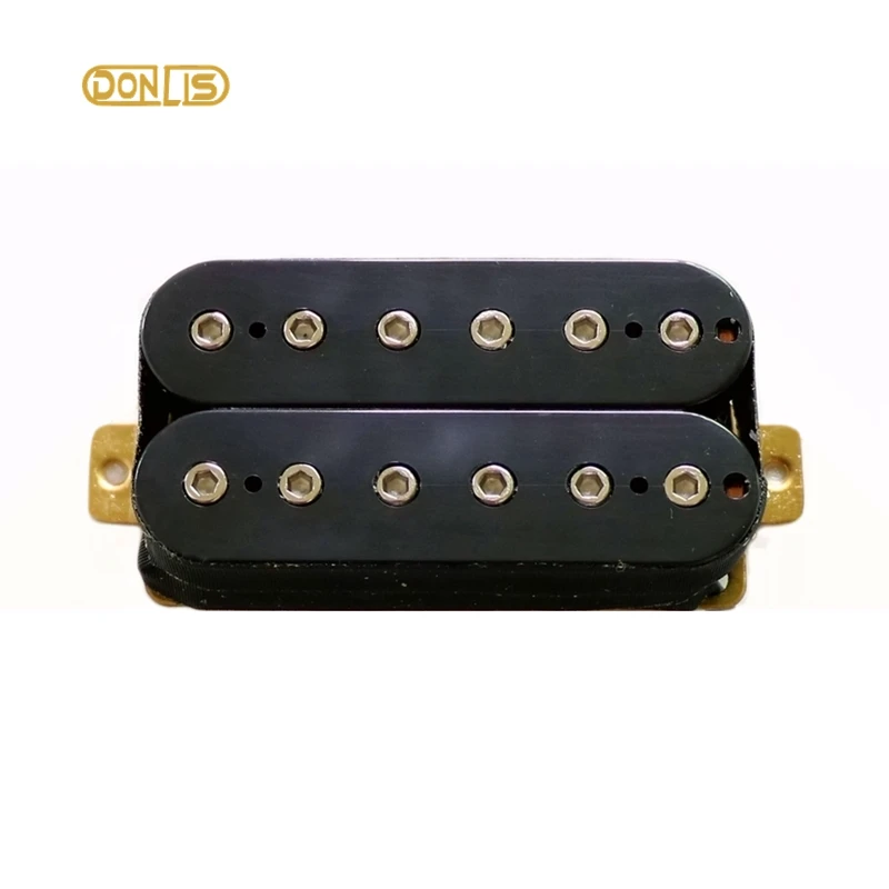 Donlis High Output Open LP Humbucker Guitar Pickup For Distortion With Splitting Wires and Hex Pole Screws