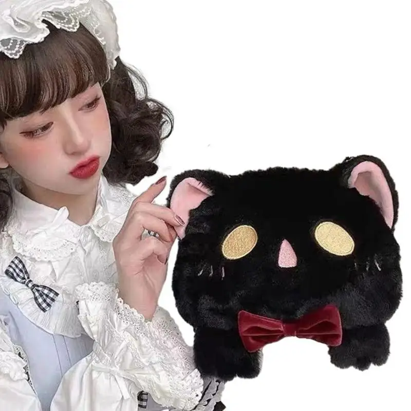 

39BD Plush Crossbody Bag for Girls Women Soft Shoulder Bag Funny Doll Bags Lady JK Cartoon Handbag