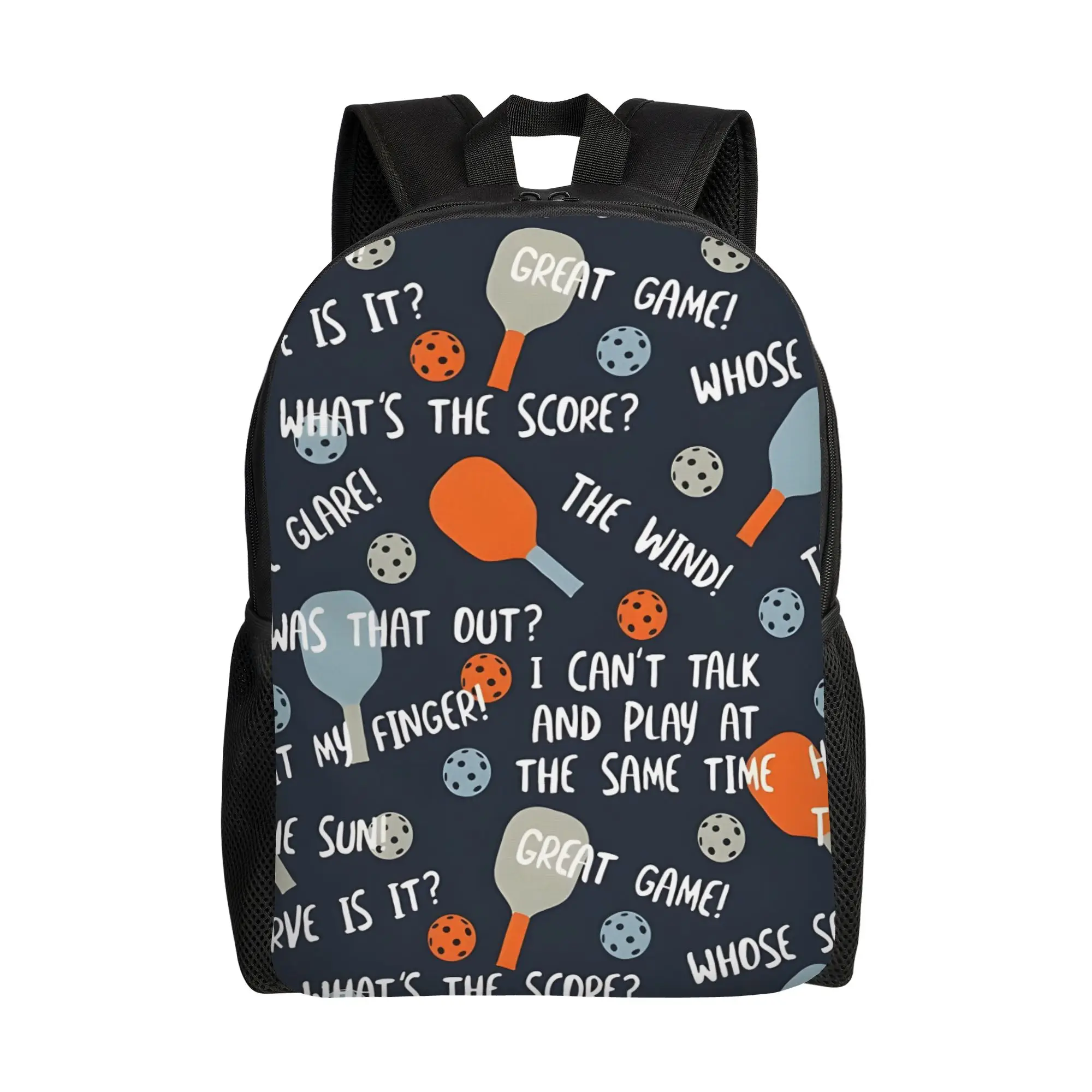

Back to school season Cool Pickleball Talk Schoolbag Pickleball College Student College Bag Backpack