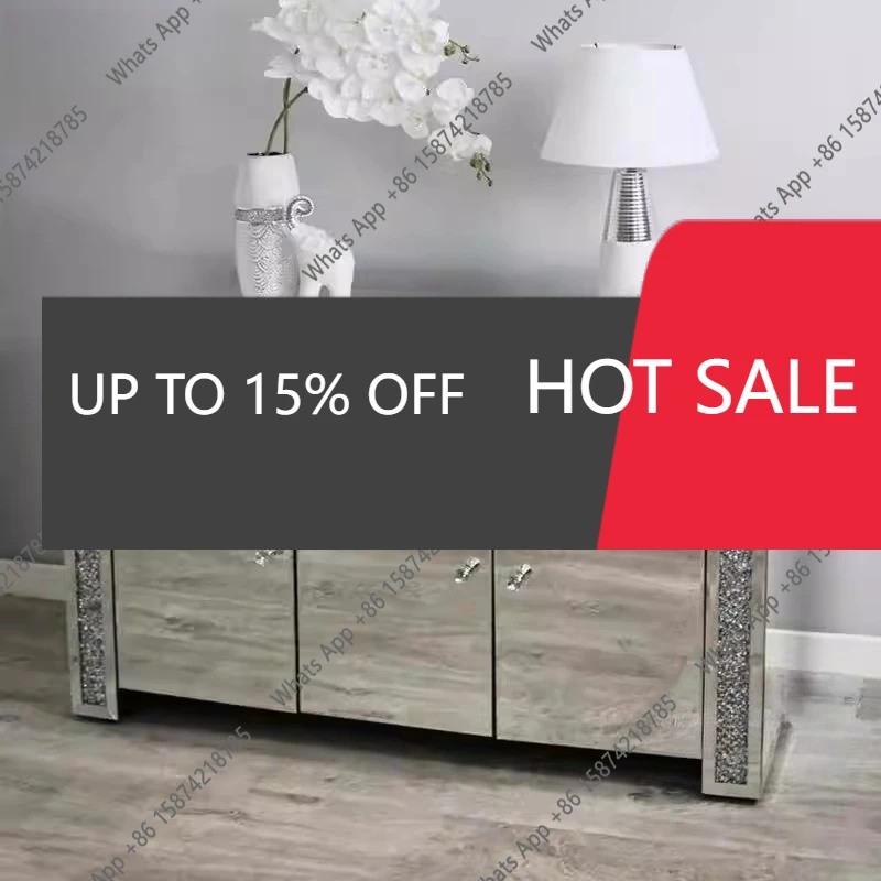 X Nordic Mirror Porch Cabinet Fashion Sofa Glass Dining Side Cabinet Drawer Storage Cabinet Designer Model Designer Model