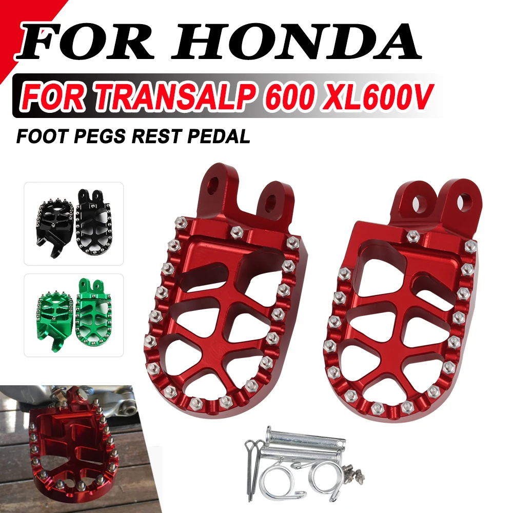 

For HONDA Transalp 600 XL600V XL600 XL 600V 600 V 1987 1988 1989 -1999 Motorcycle Accessories FootRest Footpegs Foot Pegs Pedal